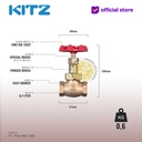 Globe Valve Soft Seat KITZ Fig. 125 G , 1/2"  - 15mm , Drat / Screw