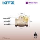 Lift Check Valve KITZ Fig. 150 F , 1" - 25A - 25mm , Drat / Screw