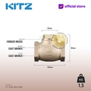 Lift Check Valve KITZ Fig. 150 F , 1 1/2" - 40A - 40mm , Drat / Screw
