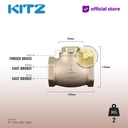 Lift Check Valve KITZ Fig. 150 F , 2" - 50A - 50mm , Drat / Screw