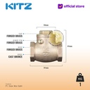 NPT Klep Tabok / Check Valve KITZ Fig. 125 AKR , 1 1/4" - 32mm , Drat