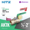 Ball Valve NPT KITZ Fig. 600 AKTK , Drat Kasar NPT