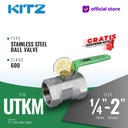 Ball Valve SUS316 KITZ Fig. 600 UTKM , Drat / Screw