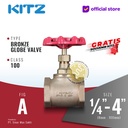 Globe Valve Bronze KITZ Fig. 100 A , Drat / Screw