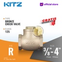 Swing Check Valve Bronze KITZ Fig. 125 R , Drat / Screw