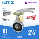 KITZ Aluminum Butterfly Valve Fig. 10XJMEA , 2 1/2" - 65mm , LEVER
