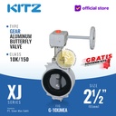 Butterfly Valve Aluminum KITZ Fig. G-10XJMEA , 2 1/2" - 65mm , GEAR