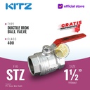 KITZ Ductile Ball Valve Fig. 400 STZ , 1 1/2" - 40mm , Drat Screw