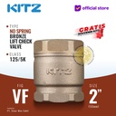 KITZ Tusen Klep Lift Check Valve Fig. 125 VF , 2" - 50A - 50mm , Drat