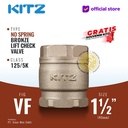 KITZ Tusen Klep Lift Check Valve Fig. 125 VF , 1 1/2" - 40mm , Drat