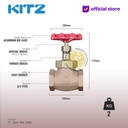 Globe Valve Soft Seat KITZ Fig. 125 G , 1 1/2" - 40mm , Drat / Screw