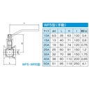 Ball Valve SUS Flange-Less / Wafer , HISAKA Fig. WF3