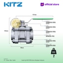 KITZ 3-Piece SUS Ball Valve Fig. 1000 AKU3TZM , 1" - 25mm , Drat NPT