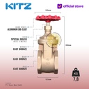 KITZ Bronze Gate Valve Fig. 125 H , 4" - 100A - 100mm , Drat / Screw