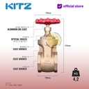 KITZ Bronze Gate Valve Fig. 125 H , 3" - 80A - 80mm , Drat / Screw