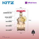 KITZ Bronze Gate Valve Fig. 125 H , 2" - 50A - 50mm , Drat / Screw