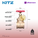 KITZ Bronze Gate Valve Fig. 125 H , 1 1/4" - 32A - 32mm , Drat / Screw