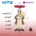 KITZ Bronze Gate Valve Fig. 150 E , 3" - 80A - 80mm , Drat / Screw