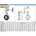 Butterfly Valve Aluminum KITZ Fig. G-PN16XJME , 8" - 200mm, GEAR