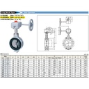 Butterfly Valve Aluminum KITZ Fig. G-10XJME , 12" - 300A - 300mm, GEAR