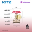 KITZ Bronze Globe Valve Fig. 100 A , 1/4" - 8A - 8mm , Drat / Screw
