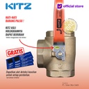 3-Way Ball Valve KITZ Fig. 400 TN , 3/8" - 10A - 10mm , Drat / Screw