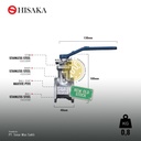 Ball Valve SUS Flange-Less / Wafer , HISAKA Fig. WF3