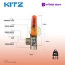 3-Way Ball Valve KITZ Fig. 400 TN , 1/4" - 8A - 8mm , Drat / Screw