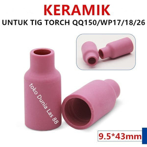 Keramik Gas lens Argon QQ150 9.5*43mm Ceramik Argon TIG