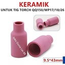 Keramik Gas lens Argon QQ150 9.5*43mm Ceramik Argon TIG