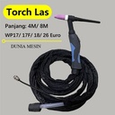 Tig Torch Argon WP17 Euro WP 18Euro WP26Euro WP17F Euro Tang Las WP-17/18/26 Euro 4M 8M