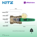 NPT Ball Valve KITZ Fig. 600 AKTK , 1 1/2" - 40mm , Drat Kasar