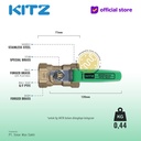 NPT Ball Valve KITZ Fig. 600 AKTK , 1" - 25A - 25mm , Drat Kasar