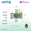 KITZ Compact Ball Valve Fig. 600 TKT, 1/2" - 15A - 15mm , Drat Screw