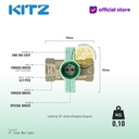 KITZ Compact Ball Valve Fig. 600 TKT, 1/4" - 8A - 8mm , Drat Screw