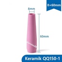 Keramik TIG Las Argon QQ150-1 QQ150 Ceramic Utk TIG Torch