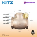 Klep Tabok / Check Valve KITZ Fig. 125 R, 4" - 100mm , Drat / Screw