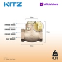 Klep Tabok / Check Valve KITZ Fig. 125 R, 1" -25mm , Drat / Screw