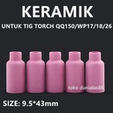 Keramik Gas lens Argon QQ150 9.5*43mm Ceramik Argon TIG