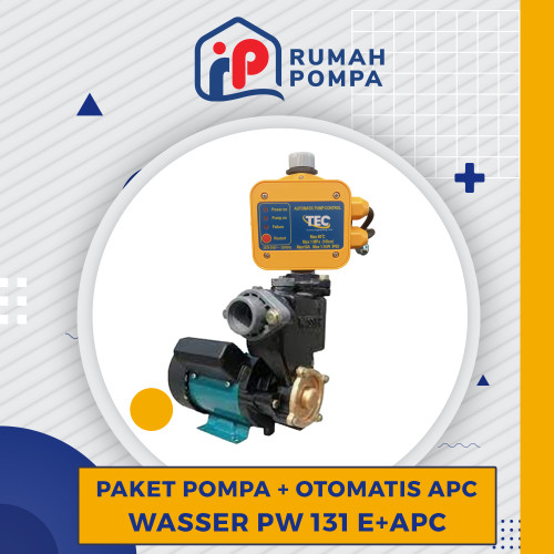 Paket Pompa Wasser PW 131 E + APC Otomatis Pressure Control