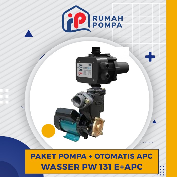 Paket Pompa Wasser PW 131 E + APC Otomatis Pressure Control