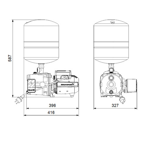Pompa Semi Jet Grundfos JP Basic 3 / JPA 4-47