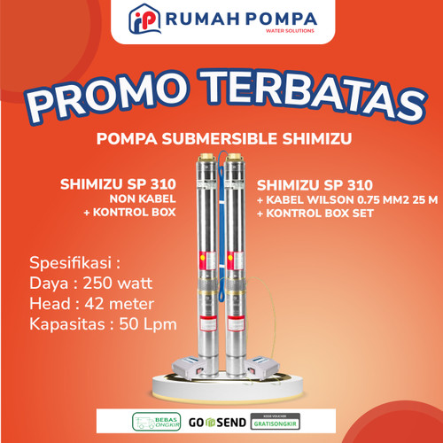 SHIMIZU SP-310 BIT 0.33 HP + Kabel 25 Meter