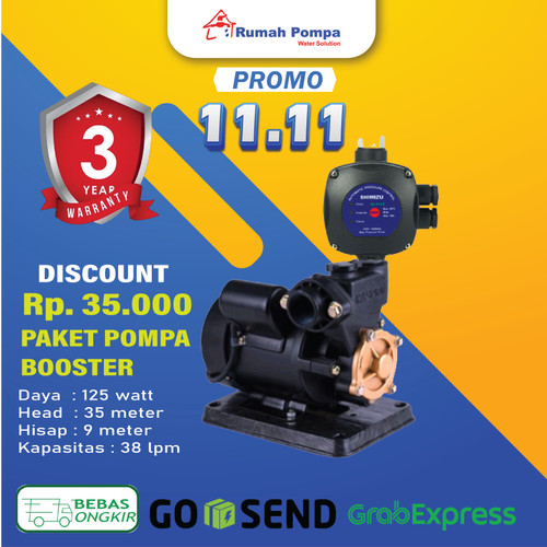 Pompa Air Maspion 127 BMA + APC Shimizu