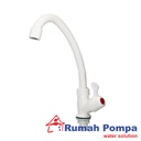 Kran Angsa Pvc LESSO 1/2" Plastik Keran Wastafel Cuci Piring