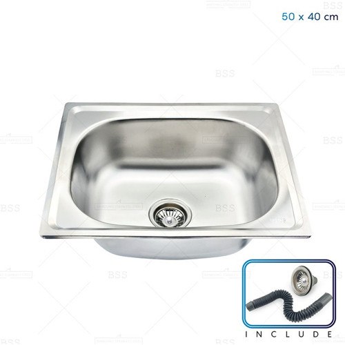 KITCHEN SINK 5040 | BAK TEMPAT CUCI PIRING STAINLESS STEEL