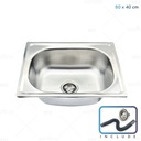 KITCHEN SINK 5040 | BAK TEMPAT CUCI PIRING STAINLESS STEEL