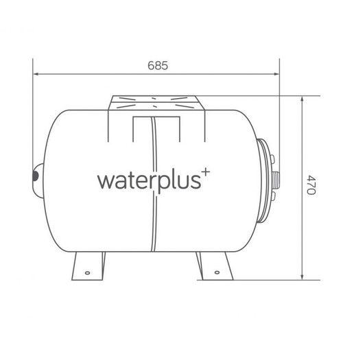 Tabun Tekanan Pompa Air | Pressure Tank Waterplus PRSTK-100H