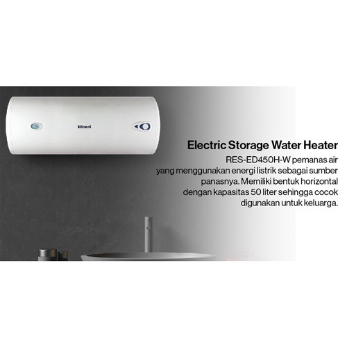 Water Heater Rinnai RES-ED 450H-W | 50 Liter