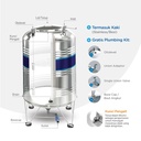 Penguin Tangki | Toren | Tandon Air Stainless TBSK 1000 1000 liter